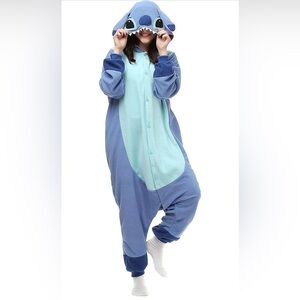 Cozy Blue Hooded Onesie